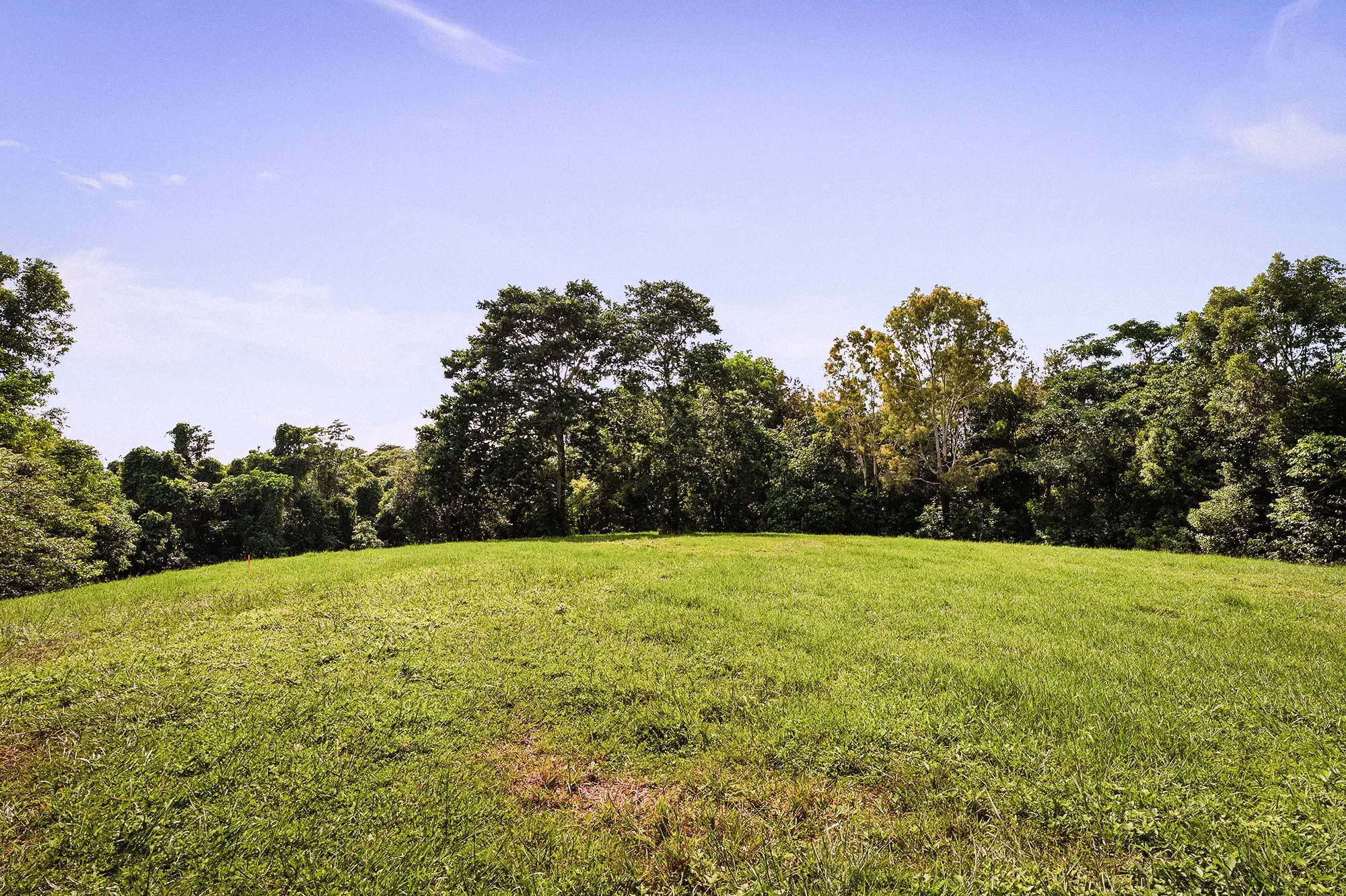 Lot 15, the cleared site as it stands today