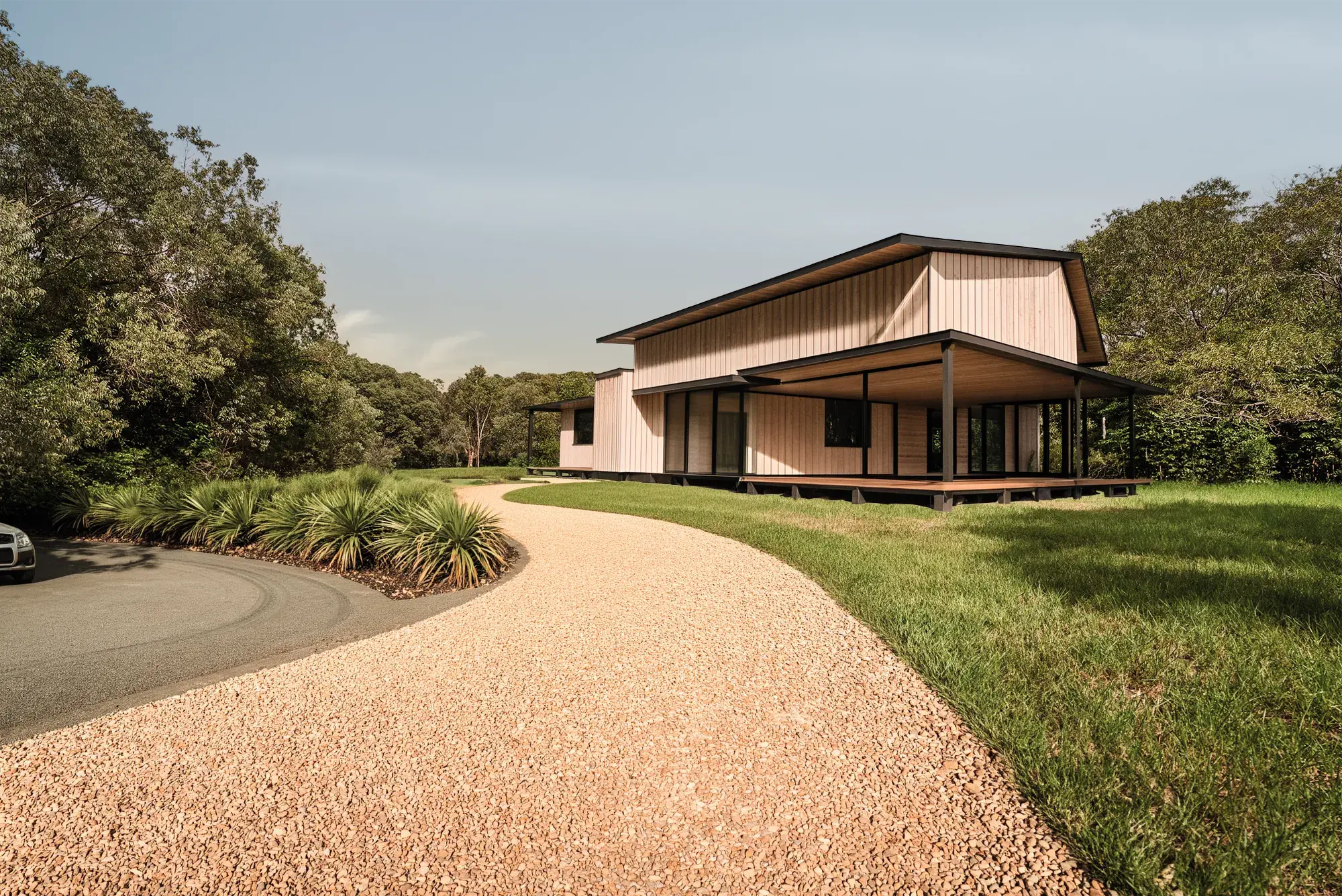 Lot 21, an architect study of a home on the cleared site